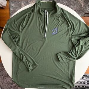 Fourlaps x Peloton Men’s Level Tech Half-Zip Pullover Green Size Large
